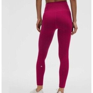 Lululemon Size 8 Wunder Train High-Rise Tight 25" Magenta Pink